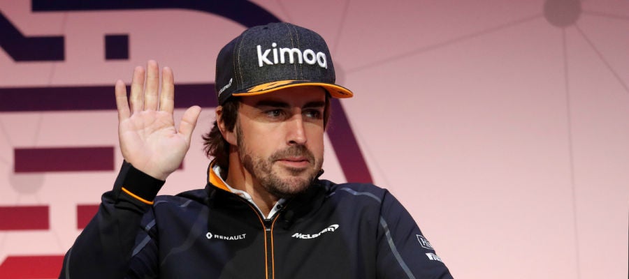 Fernando Alonso, en un acto Fernando Alonso, en un acto