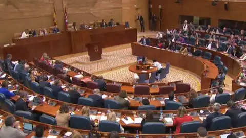 Asamblea de Madrid Debate en la cámara autonómica