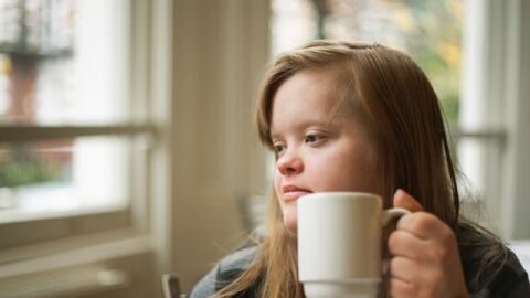 Una mujer con s&iacute;ndrome de Down