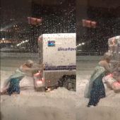 'Elsa' rescatando a la Policía de Boston