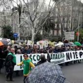 Miles de personas marchan en Barcelona en defensa de la inmersión lingüística