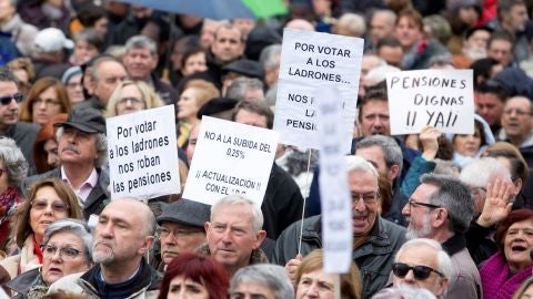 Los jubilados reclaman pensiones dignas