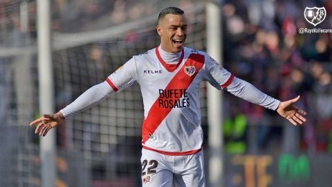 Ra&uacute;l de Tom&aacute;s, jugador del Rayo Vallecano