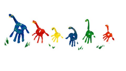 Google dedica un original 'doodle' a todos los padres en su d&iacute;a