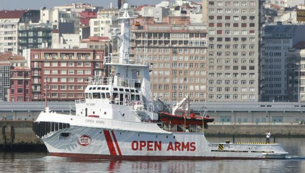 El barco insignia de la ONG Proactiva Open Arms