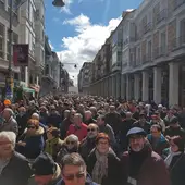 Manifestación por unas pensiones dignas del pasado sábado en Palencia. Manifestación por unas pensiones dignas del pasado sábado en Palencia.