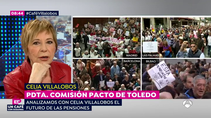 Celia Villalobos, sobre las pensiones: "Con el sistema actual, sin déficit, el incremento sería del IPC más el 0,50" Celia Villalobos, sobre las pensiones: "Con el sistema actual, sin déficit, el incremento sería del IPC más el 0,50"