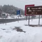La nieve vuelve a condicionar la circulación por las carreteras del norte peninsular