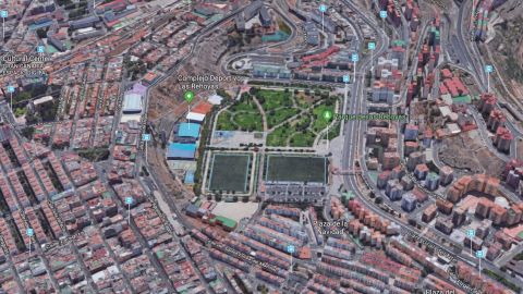 Zona de las Rehoyas en Las Palmas de Gran Canaria