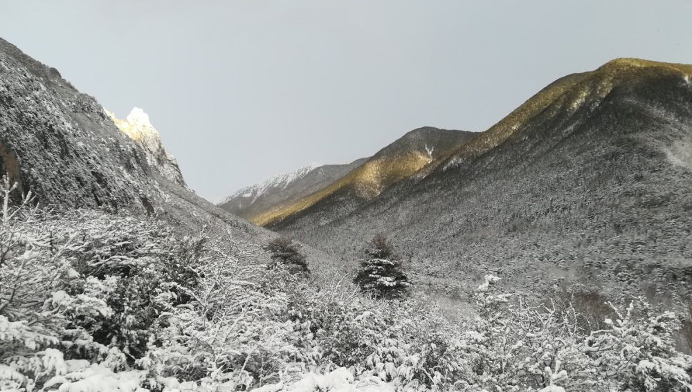 Nieve en los Pirineos