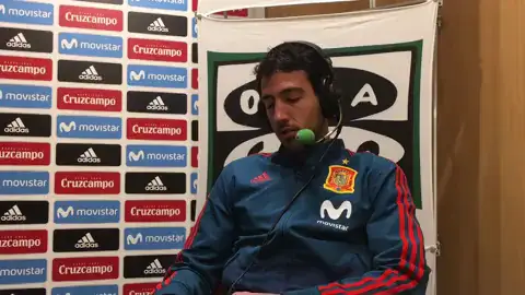 Parejo: "Después de dos años complicados la afición está feliz y lo demuestra con cariño" Parejo: "Después de dos años complicados la afición está feliz y lo demuestra con cariño"