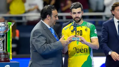 Chino, jugador del Jaén Paraíso Interior de fútbol sala Chino, jugador del Jaén Paraíso Interior de fútbol sala