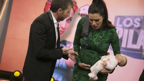 Pilar Rubio, asusta a Pablo Motos con un parto en directo