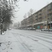 Nieve en Segovia el 20 de marzo