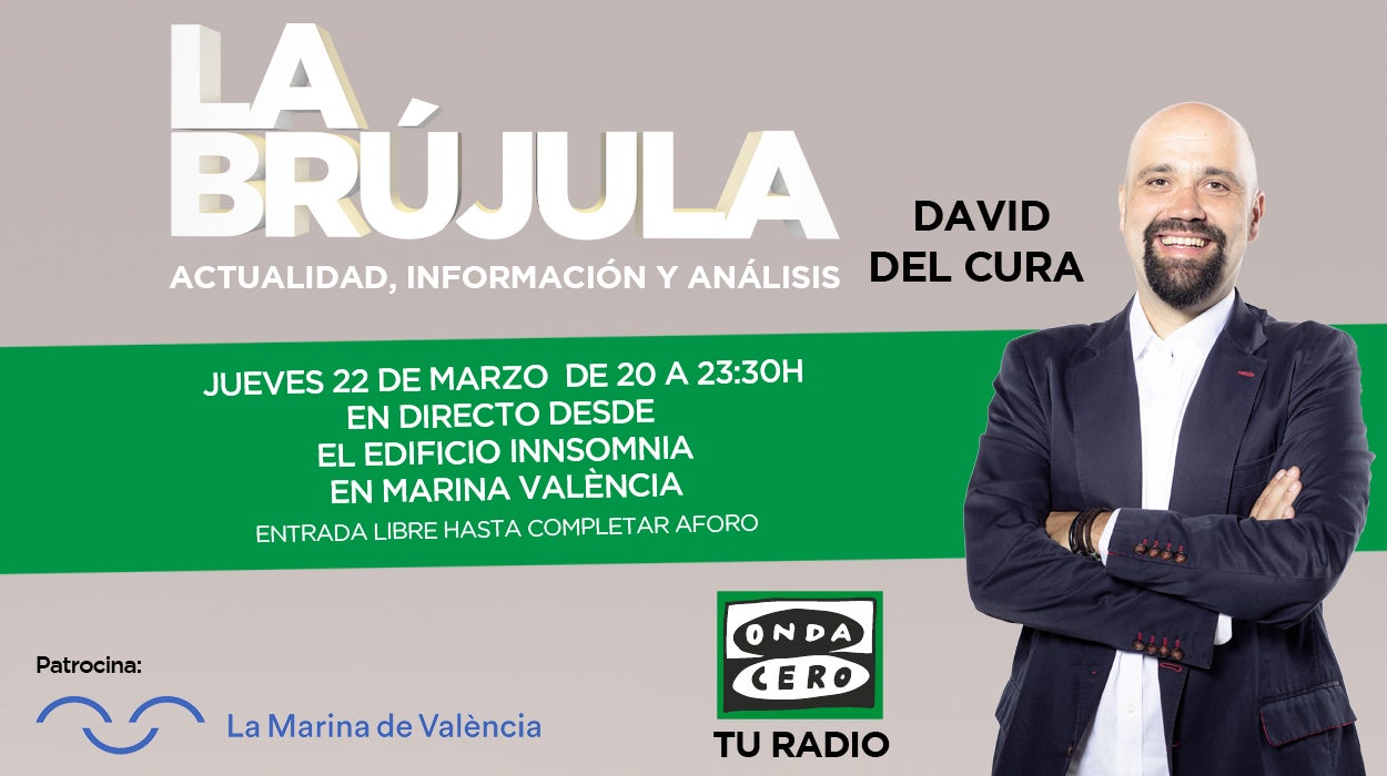 Onda Cero y La Brújula serán el próximo día 22 más que nunca la radio de los innovadores, en un programa abierto al público. Onda Cero y La Brújula serán el próximo día 22 más que nunca la radio de los innovadores, en un programa abierto al público.