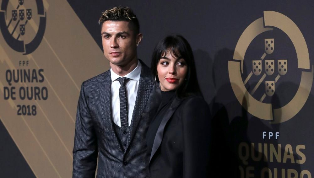 Cristiano Ronaldo, junto a Georgina