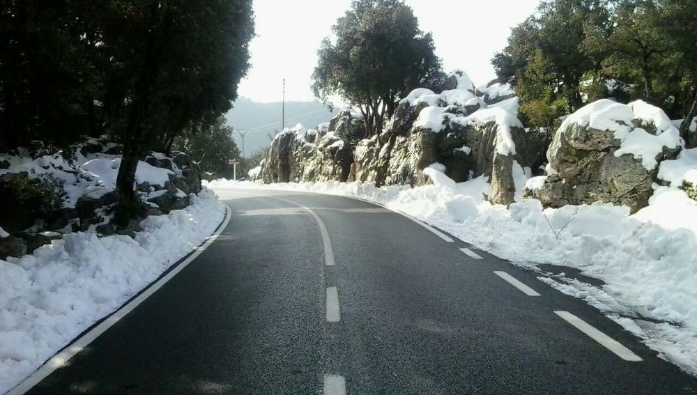 Carretera entre Estellencs y Andratx