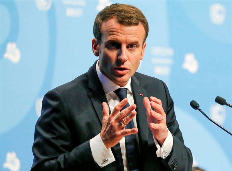 Macron afirma que Francia "no ha declarado la guerra a Siria" Macron afirma que Francia "no ha declarado la guerra a Siria"