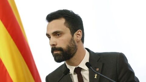 El presidente de la c&aacute;mara catalana, Roger Torrent