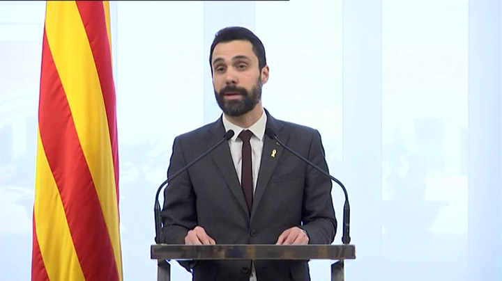 Torrent confirma la renuncia de Jordi Sànchez y "mañana mismo" abrirá una nueva ronda de consultas Torrent confirma la renuncia de Jordi Sànchez y "mañana mismo" abrirá una nueva ronda de consultas