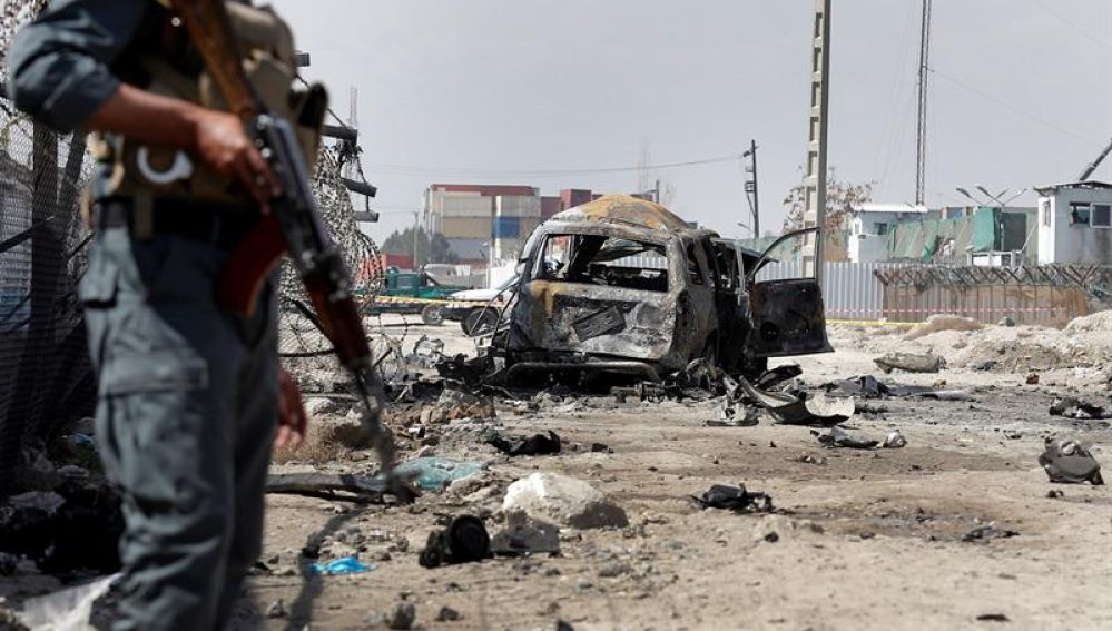 Imagen de archivo de un atentado con bomba en Kabul