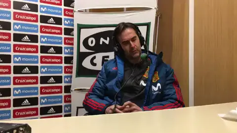 Julen Lopetegui sobre Lucas Hernández: "Nosotros sólo nos centramos en los 'jugadores seleccionables'" Julen Lopetegui sobre Lucas Hernández: "Nosotros sólo nos centramos en los 'jugadores seleccionables'"