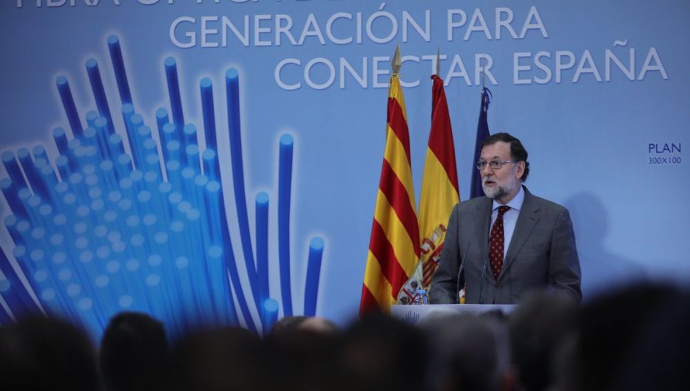 El presidente del Gobierno, Mariano Rajoy, en Teruel