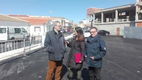 La alcaldesa, Pilar Zamora, ha visitado varias obras municipales