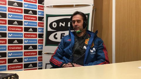 Julen Lopetegui: "Llam&eacute; a Morata antes de la convocatoria"
