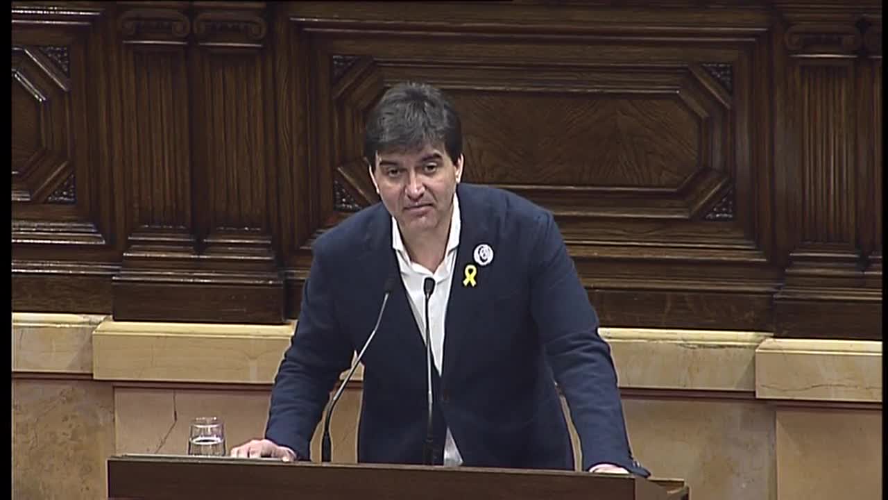 Sergi Sabrià: "Lo que está en riesgo no es el independentismo, sino la Democracia y los derechos fundamentales" Sergi Sabrià: "Lo que está en riesgo no es el independentismo, sino la Democracia y los derechos fundamentales"