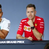 Sebastian Vettel y Lewis Hamilton Sebastian Vettel y Lewis Hamilton