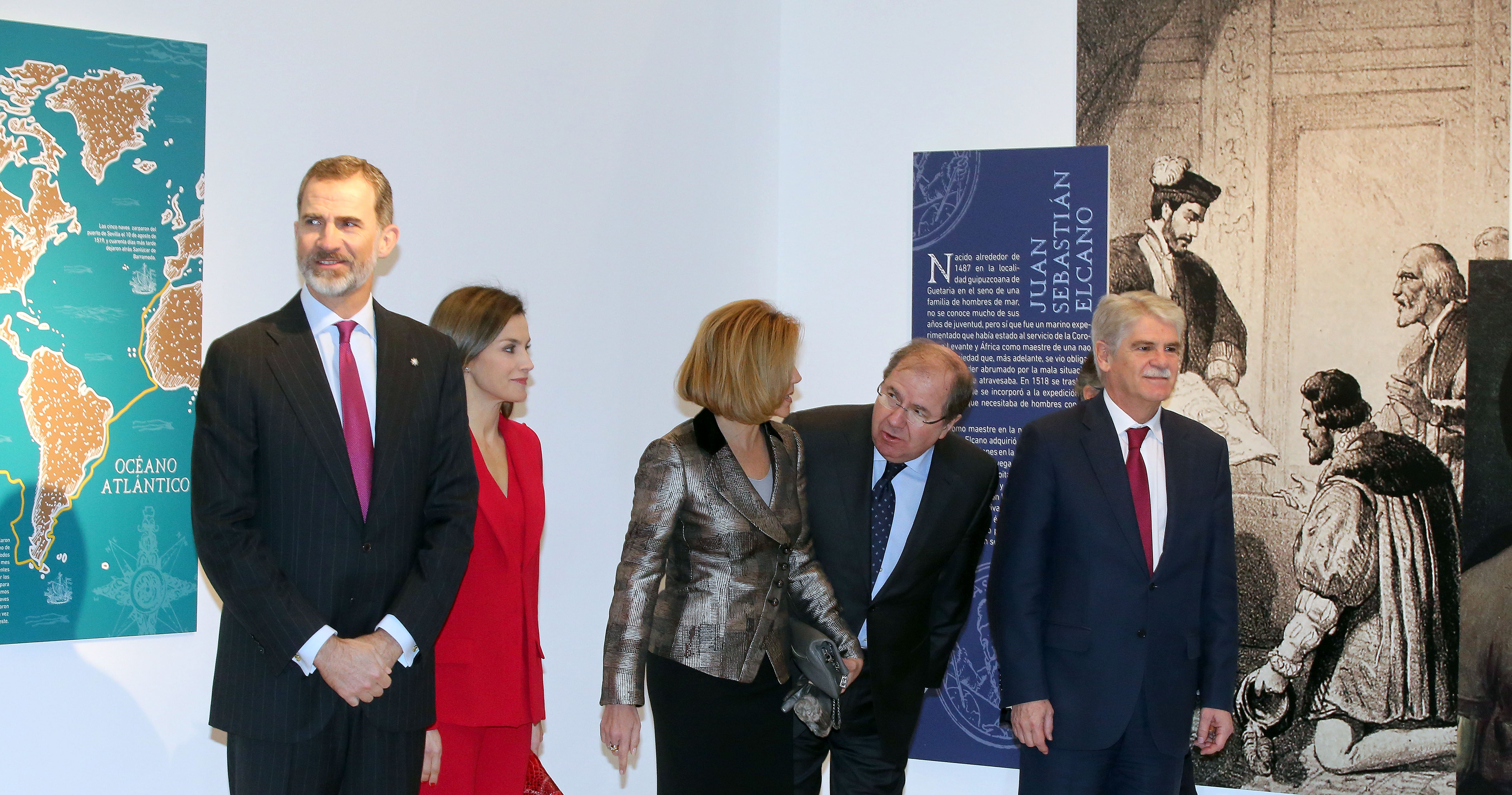Los Reyes conmemoran en Valladolid los 500 años de la primera vuelta al mundo Los Reyes conmemoran en Valladolid los 500 años de la primera vuelta al mundo