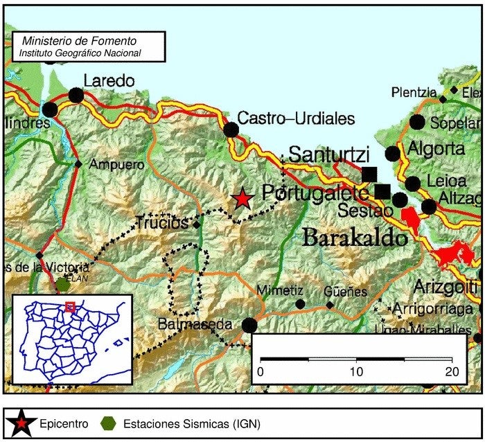 Castro Urdiales registra esta madrugada un terremoto de 2,7 grados de magnitud que no ha provocado daños Castro Urdiales registra esta madrugada un terremoto de 2,7 grados de magnitud que no ha provocado daños