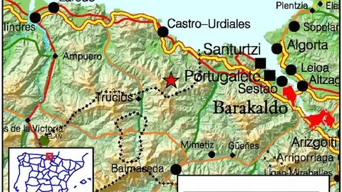 Castro Urdiales ha registrado esta madrugada un terremoto de 2,7 grados de magnitud Instituto Geográfico Nacional