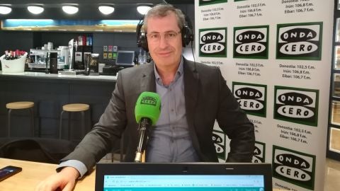 Markel Olano en los aperitivos del Amara Plaza 