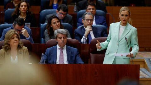 Cristina Cifuentes en la Asamblea de Madrid