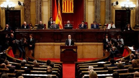 Jordi Turull en el Parlament