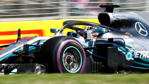 Hamilton, durante los Libres 1 de Australia