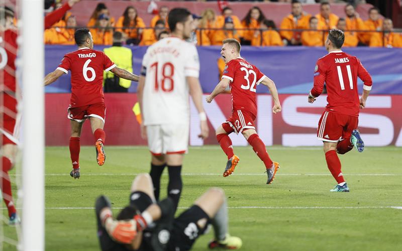 Así vivimos el Bayern-Sevilla Así vivimos el Bayern-Sevilla