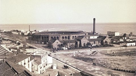 El primer partido de f&uacute;tbol en M&aacute;laga