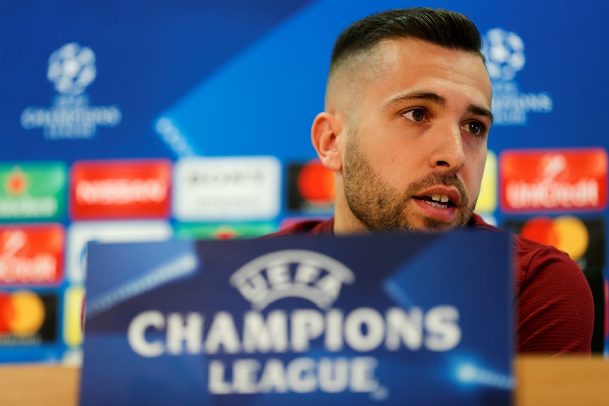 Jordi Alba: "Cualquier culé sabe que quiero que pierda el Real Madrid" Jordi Alba: "Cualquier culé sabe que quiero que pierda el Real Madrid"