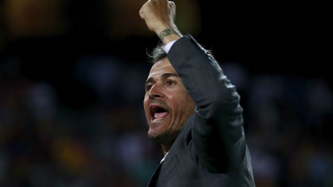 Luis Enrique, en su etapa en el Barcelona