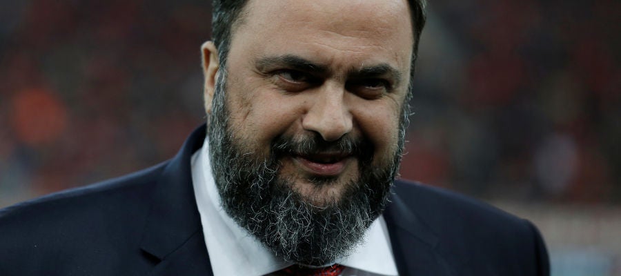 Marinakis, presidente del Olympiacos griego Marinakis, presidente del Olympiacos griego
