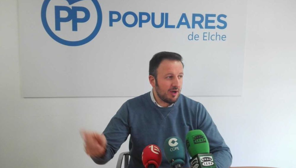 Pablo Ruz, presidente del PP de Elche