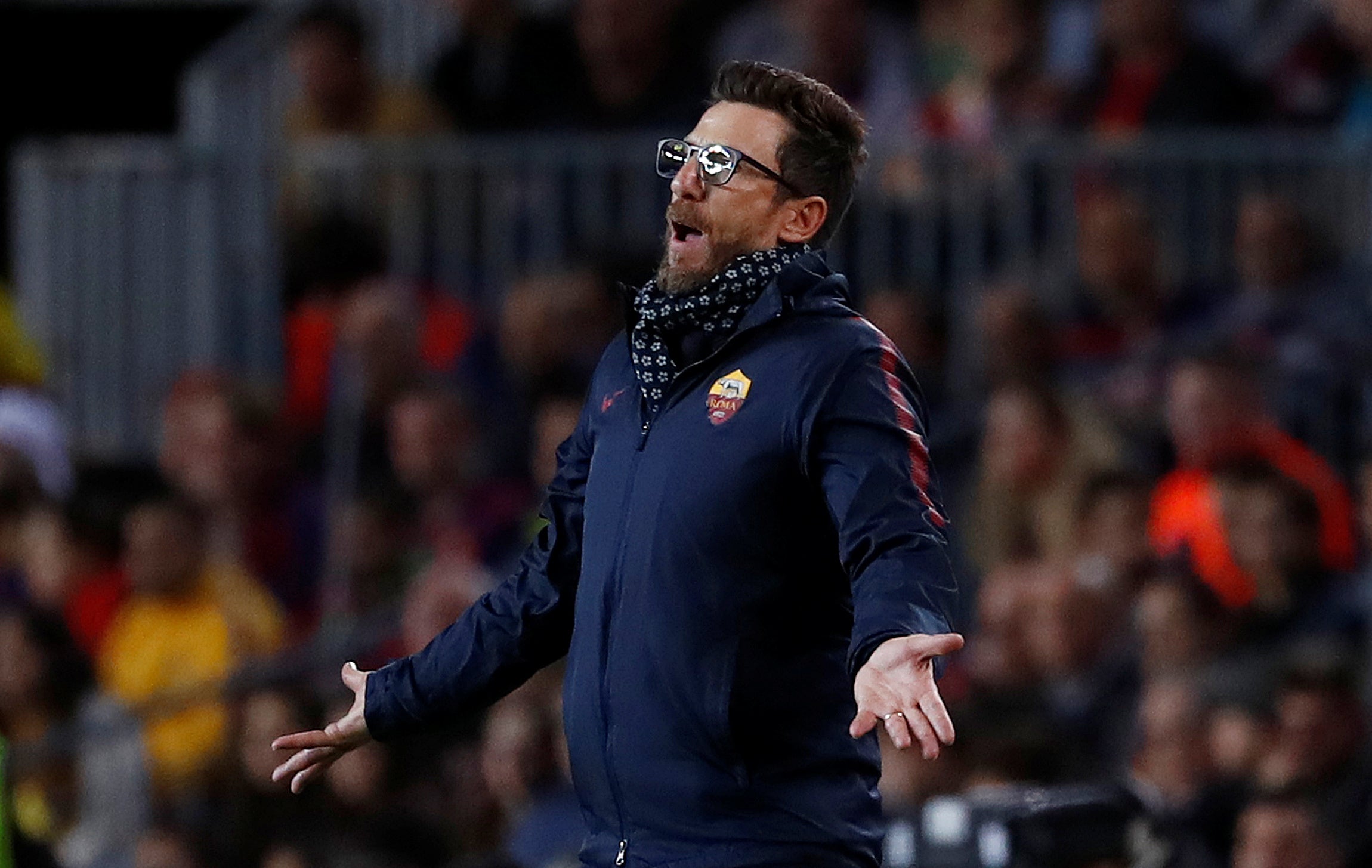Di Francesco: "Quizás el árbitro se haya podido equivocar, no es excusa, pero no nos ha ayudado nada" Di Francesco: "Quizás el árbitro se haya podido equivocar, no es excusa, pero no nos ha ayudado nada"