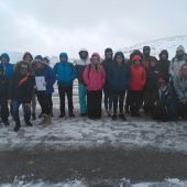 Participantes de la III Esquiada para Novatos