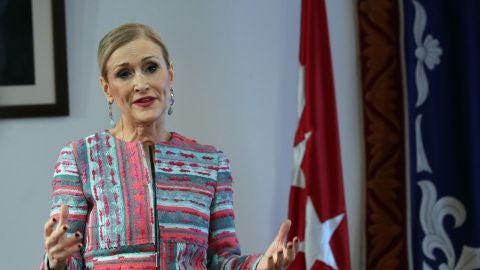 Rueda de prensa Cristina Cifuentes