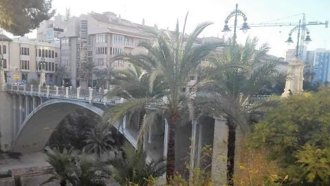 Vista del puente de Canalejas de Elche