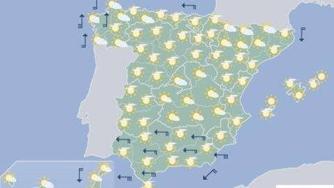 El tiempo en Espa&ntilde;a 05/04/2018