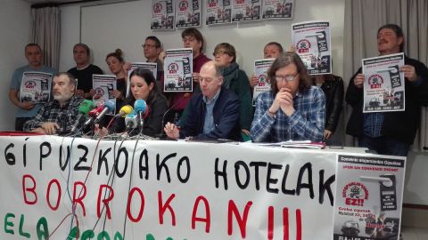 Convocatoria de huelga en el sector hotelero. 